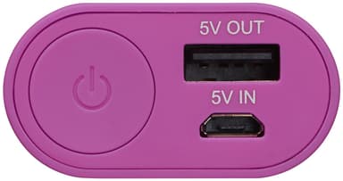 Goji 6700 mAh Powerbank (rosa)