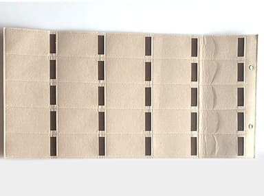 Vägghängd glasögonförvaring Beige 70x40 cm