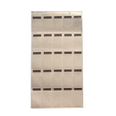 Vägghängd glasögonförvaring Beige 70x40 cm