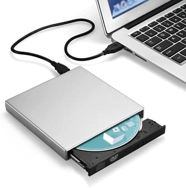 Extern CD DVD läsare/brännare USB 2.0