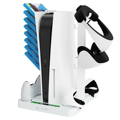 PS VR2 & PS5 laddstation kylställ Vit
