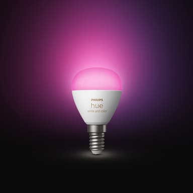 Philips Hue Luster LED-lampa WCA 5,1 W P45 E14