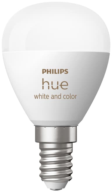 Philips Hue Luster LED-lampa WCA 5,1 W P45 E14