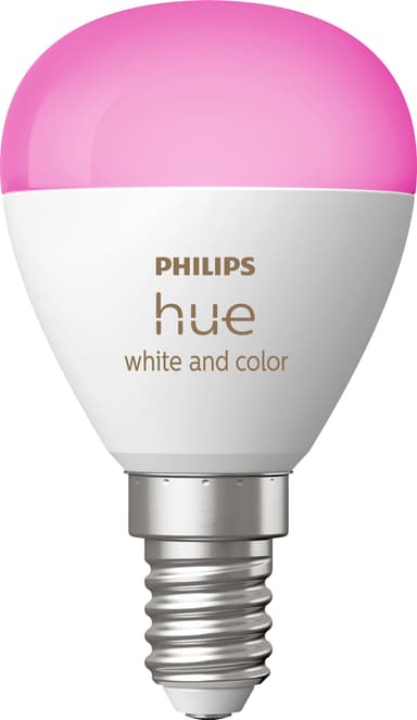Philips Hue Luster LED-lampa WCA 5,1 W P45 E14