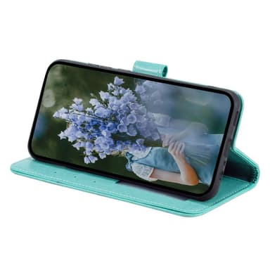 SKALO Sony Xperia 10 V Mandala Plånboksfodral - Turkos