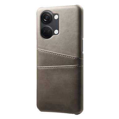 SKALO OnePlus Nord 3 5G / Ace 2V PU-Läder Korthållare Skal - Grå