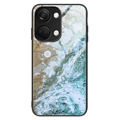 SKALO OnePlus Nord 3 5G / Ace 2V Marmor Härdat Glas TPU-skal - Motiv 4