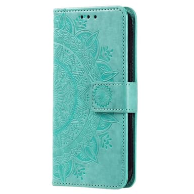 SKALO Sony Xperia 10 V Mandala Plånboksfodral - Turkos