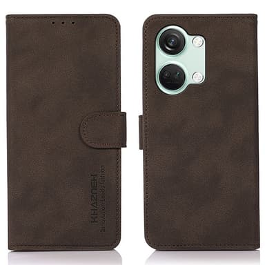 SKALO OnePlus Nord 3 5G / Ace 2V KHAZNEH Plånboksfodral i PU-Läder - Brun