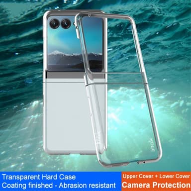 IMAK Motorola Razr 40 Ultra 5G Crystal Case II Pro 2-delat Skal - Transparent