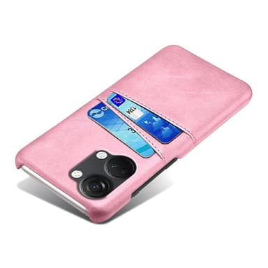 SKALO OnePlus Nord 3 5G / Ace 2V PU-Läder Korthållare Skal - Roséguld