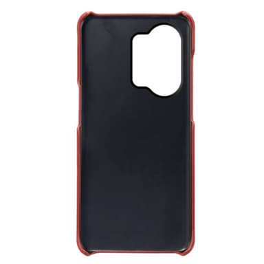 SKALO OnePlus Nord 3 5G / Ace 2V PU-Läder Korthållare Skal - Röd