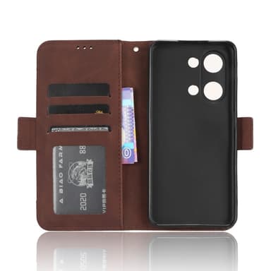 SKALO OnePlus Nord 3 5G / Ace 2V 6-FACK Plånboksfodral - Brun