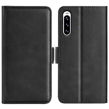 SKALO Sony Xperia 10 V Premium Plånboksfodral - Svart
