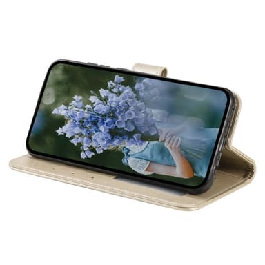 SKALO Sony Xperia 10 V Mandala Plånboksfodral - Guld
