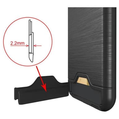 iPhone 6/6S | Armor skal | Korthållare - Blå