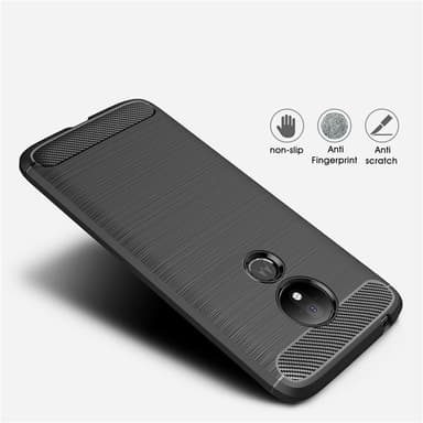 Stöttåligt Armor Carbon TPU-skal Moto G7 Play - Grå
