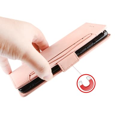 SKALO Sony Xperia 10 V 6-FACK Plånboksfodral - Rosa