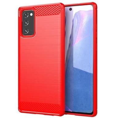 Stöttåligt Armor Carbon TPU-skal Samsung Note 20 - Svart