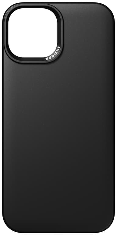 Nudient Thin iPhone 15 skal (svart)