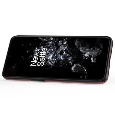 SKALO OnePlus 10T 5G Armor Hybrid Metallring skal - Röd