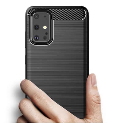 Stöttåligt Armor Carbon TPU-skal Samsung S20 Plus - Blå