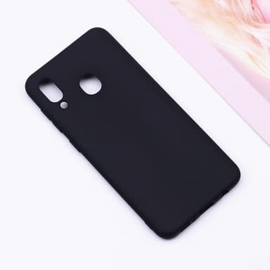 Samsung A40 Ultratunn Silikonskal - Vit