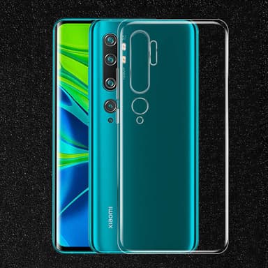 Transparent Silikon TPU-Skal till Xiaomi Mi Note 10/10 Pro