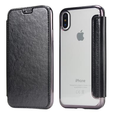 iPhone X/XS Plånboksfodral TPU Ultraslim design - Rosa