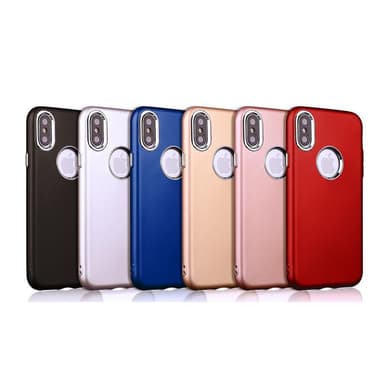 iPhone Xs Max | TPU-Skal Metallknappar - Svart