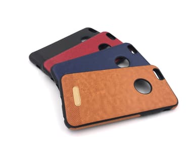 iPhone 6/6S Mjukt läderskal - Röd