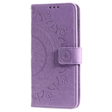 SKALO Samsung A23 5G Mandala Plånboksfodral - Lila