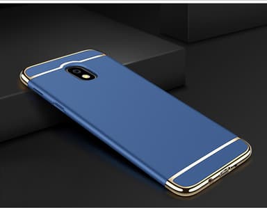 Design skal 3 i 1 guldkant till Samsung Galaxy J5 2017 - Svart