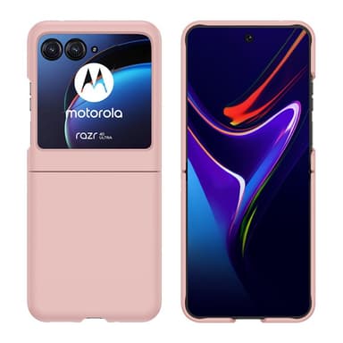 SKALO Motorola Razr 40 Ultra 5G Ultratunn Skin-touch Fold Skal - Rosa