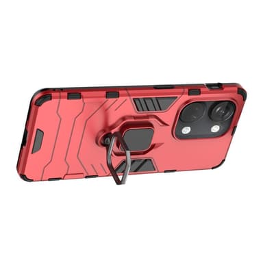 SKALO OnePlus Nord 3 5G / Ace 2V Armor Hybrid Metallring skal - Röd