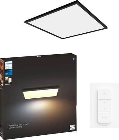Aurelle Hue panelbelysning SQ svart 39W