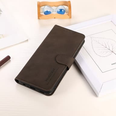 SKALO OnePlus Nord 3 5G / Ace 2V KHAZNEH Plånboksfodral i PU-Läder - Brun