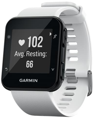 Garmin Forerunner 35 GPS träningsklocka (vit)