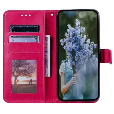 SKALO Sony Xperia 5 IV 5G Mandala Plånboksfodral - Cerise