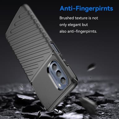SKALO Motorola Moto G62 5G Armor Thunder Skal - Svart