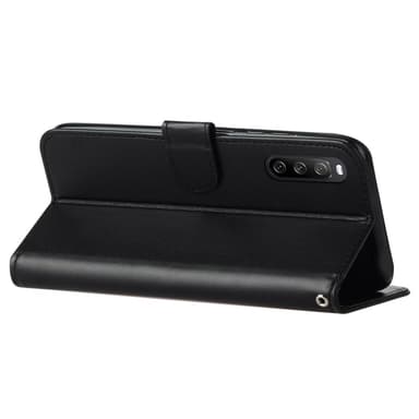 SKALO Sony Xperia 10 V Plånboksfodral i PU-Läder - Svart
