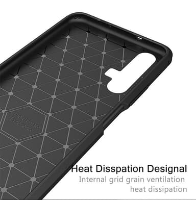 Stöttåligt Armor Carbon TPU-skal Huawei Nova 5T - Grå