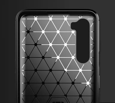 Stöttåligt Armor Carbon TPU-skal Oneplus Nord - Blå