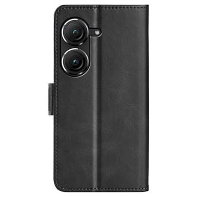 SKALO Asus Zenfone 9 5G Premium Plånboksfodral - Svart