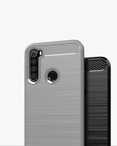 Stöttåligt Armor Carbon TPU-skal Xiaomi Redmi Note 8T - Grå