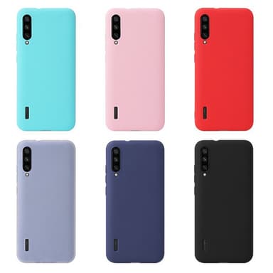 Xiaomi Mi A3 Ultratunn Silikonskal - Vit