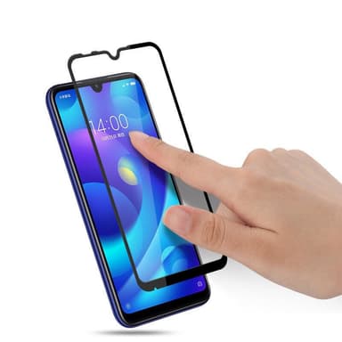 Heltäckande Härdat Glas till Xiaomi Redmi Note 7 - Svart - Svart