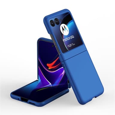 SKALO Motorola Razr 40 Ultra 5G Ultratunn Skin-touch Fold Skal - Mörkblå