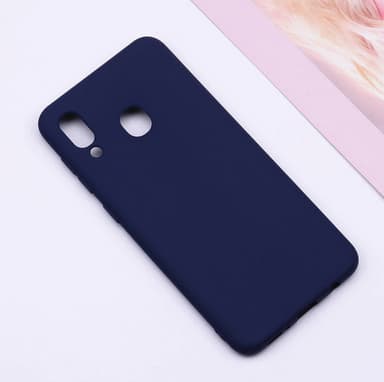 Samsung A40 Ultratunn Silikonskal - Vit