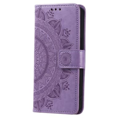 SKALO Sony Xperia 5 IV 5G Mandala Plånboksfodral - Lila
